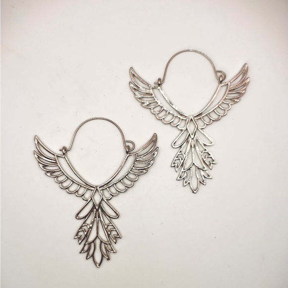 925 Silver FP Thunderbird Earrings - Picture 4 of 6